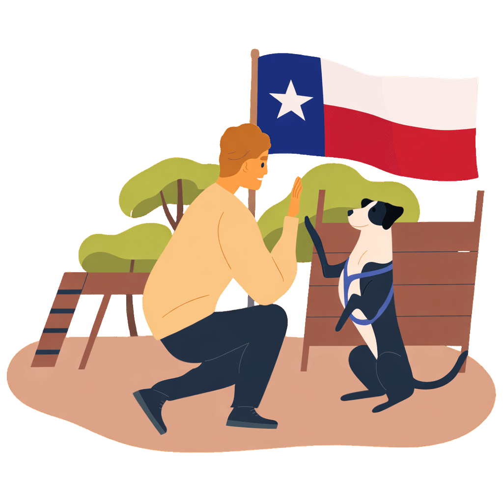 in-home dog behavior assessment in Gainesville TX by professional trainer